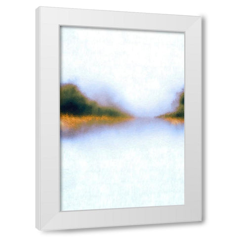 Early Morning Vista I White Modern Wood Framed Art Print by Alpenglow Workshop