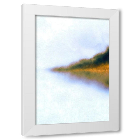 Early Morning Vista II White Modern Wood Framed Art Print by Alpenglow Workshop