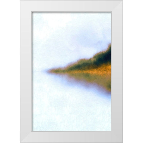 Early Morning Vista II White Modern Wood Framed Art Print by Alpenglow Workshop
