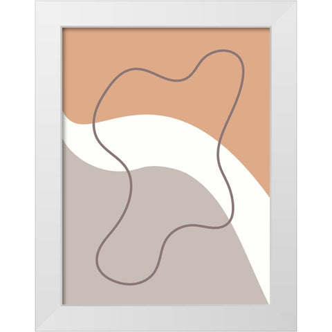 Infinity Path  White Modern Wood Framed Art Print by Alpenglow Workshop