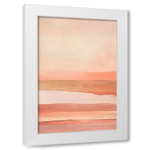 Point of Departure White Modern Wood Framed Art Print by Alpenglow Workshop