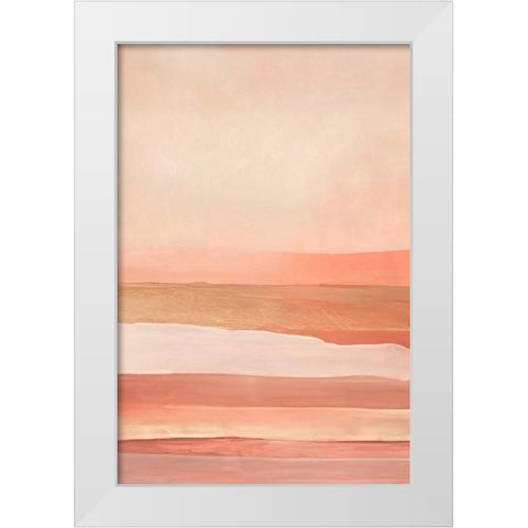 Point of Departure White Modern Wood Framed Art Print by Alpenglow Workshop