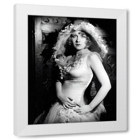 Anita Page, Our Modern Maidens White Modern Wood Framed Art Print by Vintage Hollywood Archive