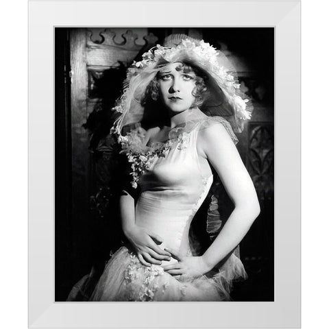 Anita Page, Our Modern Maidens White Modern Wood Framed Art Print by Vintage Hollywood Archive