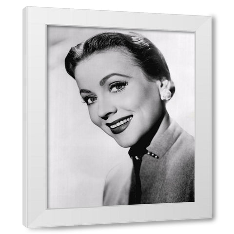 Anne Jeffreys 1955 White Modern Wood Framed Art Print by Vintage Hollywood Archive