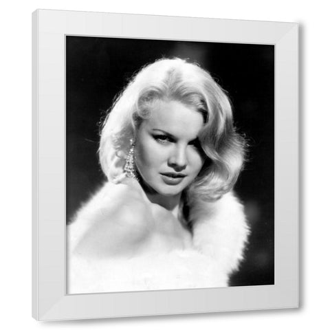 Carroll Baker White Modern Wood Framed Art Print by Vintage Hollywood Archive