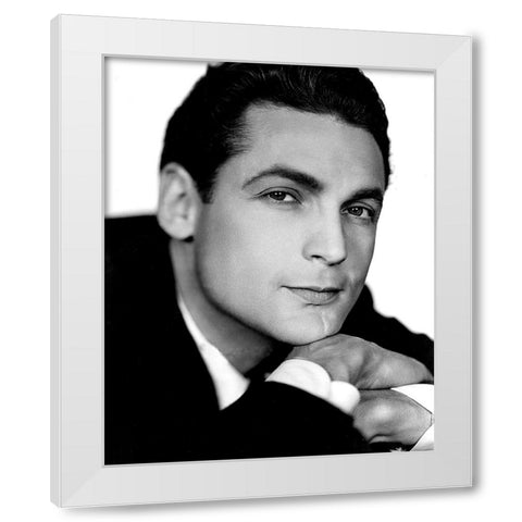 Charles Farrell White Modern Wood Framed Art Print by Vintage Hollywood Archive