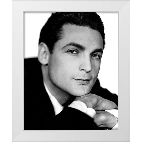 Charles Farrell White Modern Wood Framed Art Print by Vintage Hollywood Archive