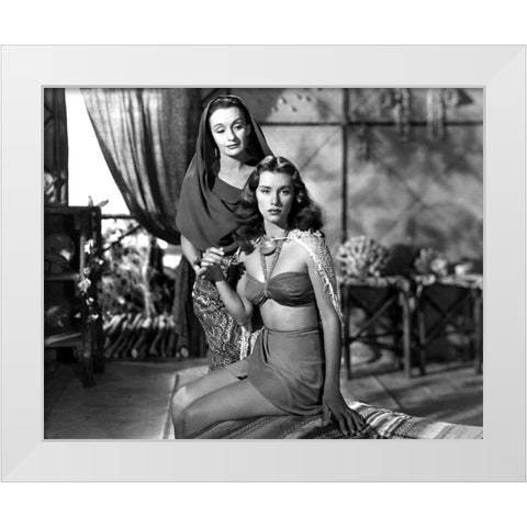 Christian Palma, Tarzan White Modern Wood Framed Art Print by Vintage Hollywood Archive