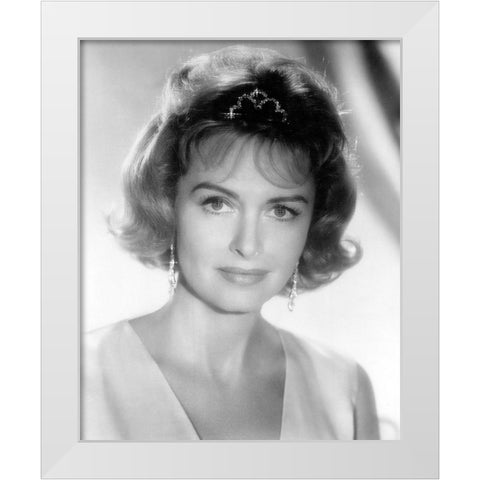 Donna Reed White Modern Wood Framed Art Print by Vintage Hollywood Archive