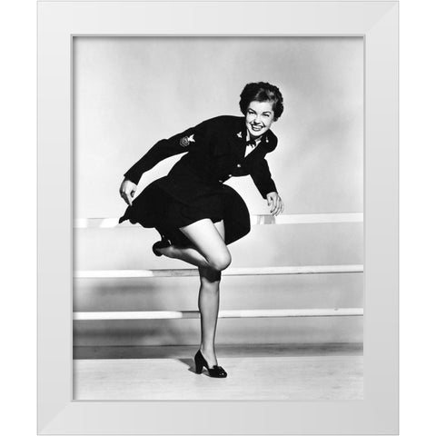 Esther Williams, Skirts Ahoy!, 1952 White Modern Wood Framed Art Print by Vintage Hollywood Archive