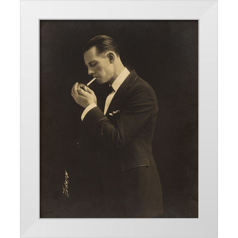 Jack Kammerer White Modern Wood Framed Art Print by Vintage Hollywood Archive