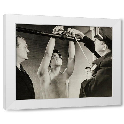 Jailhouse Rock, 1957 II White Modern Wood Framed Art Print by Vintage Hollywood Archive