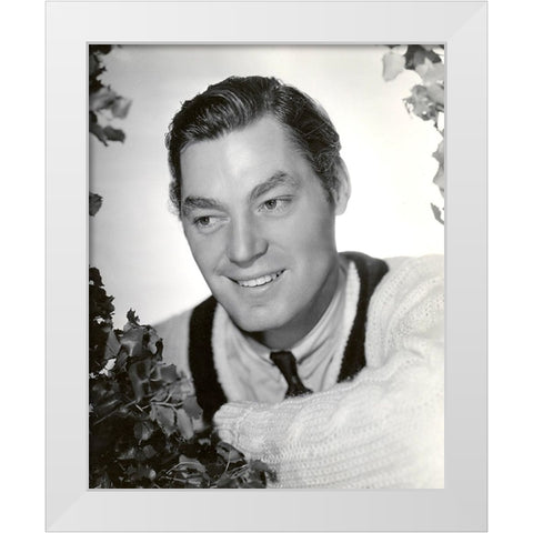 Johnny Weissmuller, 1942 White Modern Wood Framed Art Print by Vintage Hollywood Archive