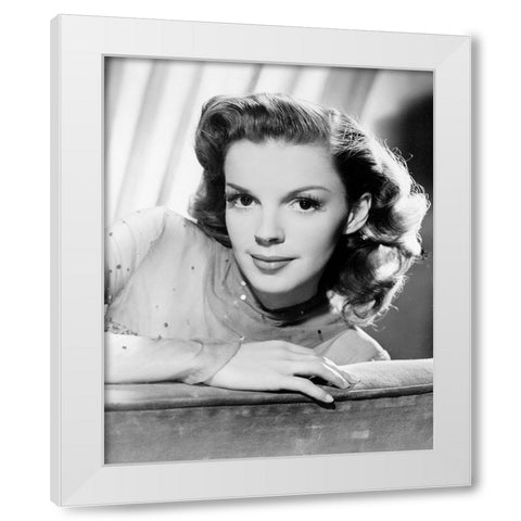 Judy Garland, The Harvey Girls White Modern Wood Framed Art Print by Vintage Hollywood Archive