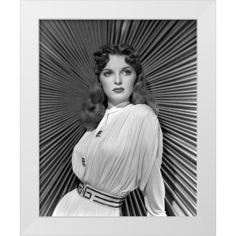 Julie London, 1948 White Modern Wood Framed Art Print by Vintage Hollywood Archive