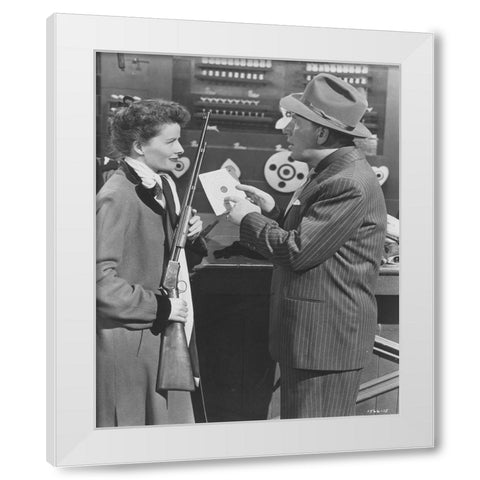 Katharine Hepburn, Spencer Tracy, Pat White Modern Wood Framed Art Print by Vintage Hollywood Archive