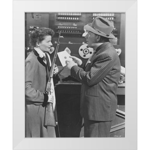 Katharine Hepburn, Spencer Tracy, Pat White Modern Wood Framed Art Print by Vintage Hollywood Archive