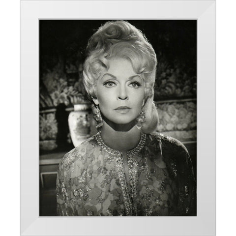 Lana Turner, The Big Cube, 1969 White Modern Wood Framed Art Print by Vintage Hollywood Archive