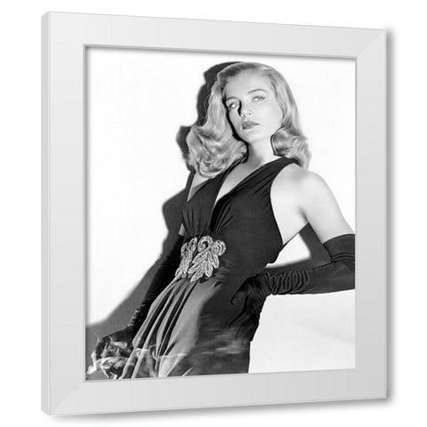 Lizabeth Scott, Dead Reckoning, 1947 White Modern Wood Framed Art Print by Vintage Hollywood Archive