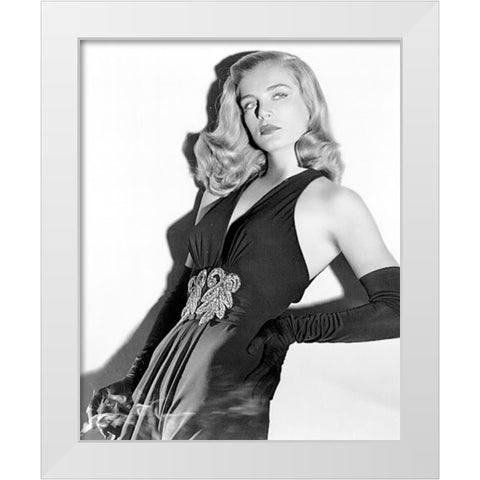 Lizabeth Scott, Dead Reckoning, 1947 White Modern Wood Framed Art Print by Vintage Hollywood Archive