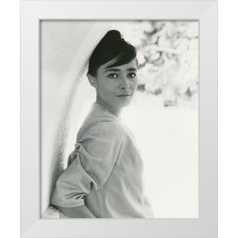 Pina Pellicer White Modern Wood Framed Art Print by Vintage Hollywood Archive
