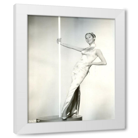 Nancy Kwan,Â Flower Drum Song, 1961 White Modern Wood Framed Art Print by Vintage Hollywood Archive