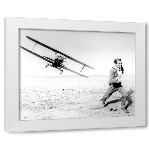 Cary Grant White Modern Wood Framed Art Print by Vintage Hollywood Archive