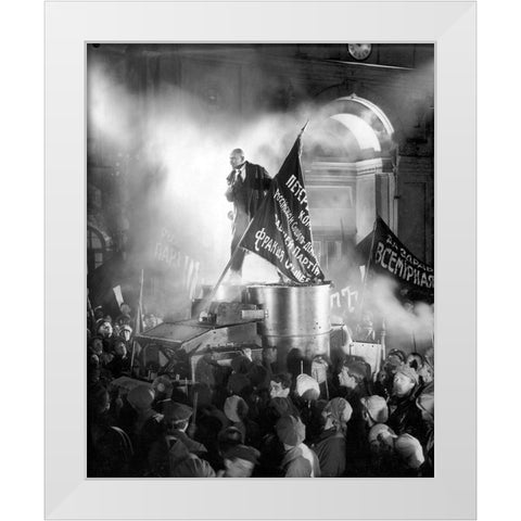 October, 1927 White Modern Wood Framed Art Print by Vintage Hollywood Archive