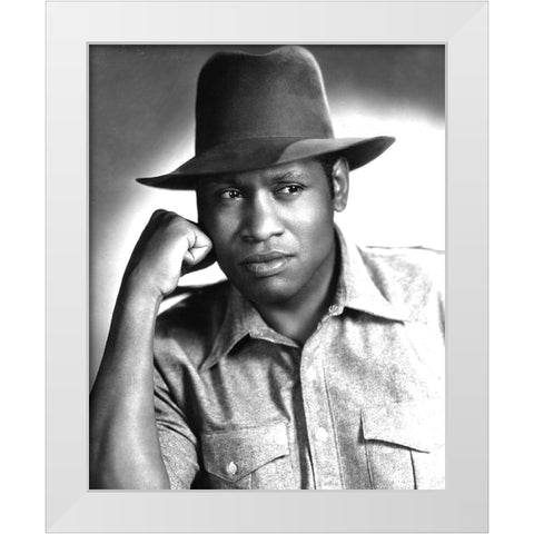Paul Robeson White Modern Wood Framed Art Print by Vintage Hollywood Archive