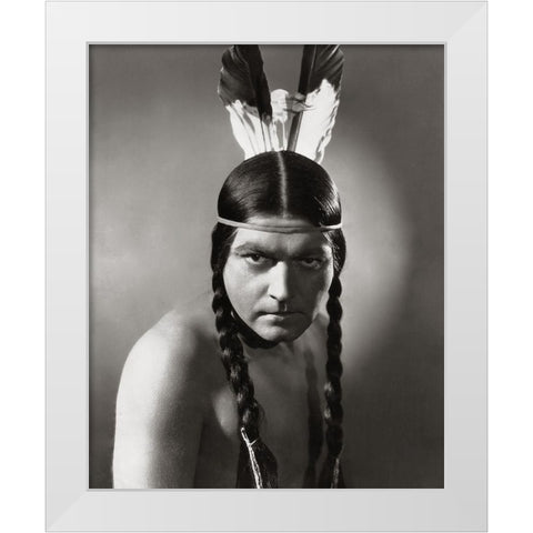 Richard Barthelmess, Massacre White Modern Wood Framed Art Print by Vintage Hollywood Archive