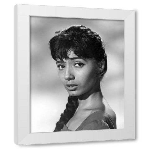 Rosenda Monteros, The Magnificent Seven, 1960 White Modern Wood Framed Art Print by Vintage Hollywood Archive