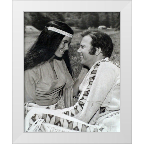 Star Trek, The Paradise Syndrome White Modern Wood Framed Art Print by Vintage Hollywood Archive