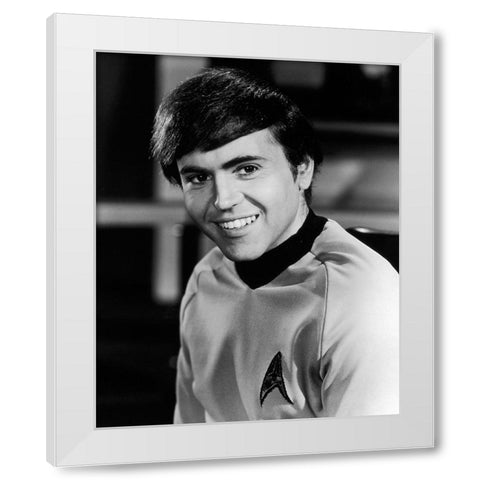 Walter Koenig, Star Trek White Modern Wood Framed Art Print by Vintage Hollywood Archive