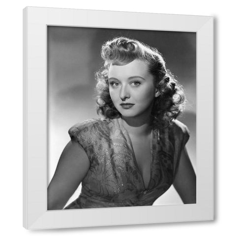 Celeste Holm White Modern Wood Framed Art Print by Vintage Hollywood Archive