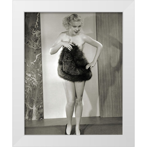 Toby Wing, 42nd Street, 1933 White Modern Wood Framed Art Print by Vintage Hollywood Archive