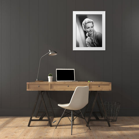 Tuesday Weld, 1960 White Modern Wood Framed Art Print by Vintage Hollywood Archive