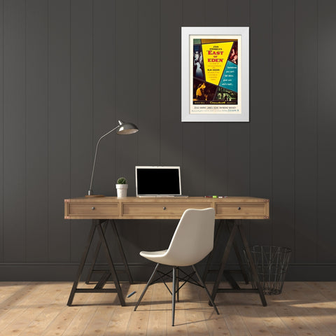 East of Eden-1955 White Modern Wood Framed Art Print by Vintage Hollywood Archive