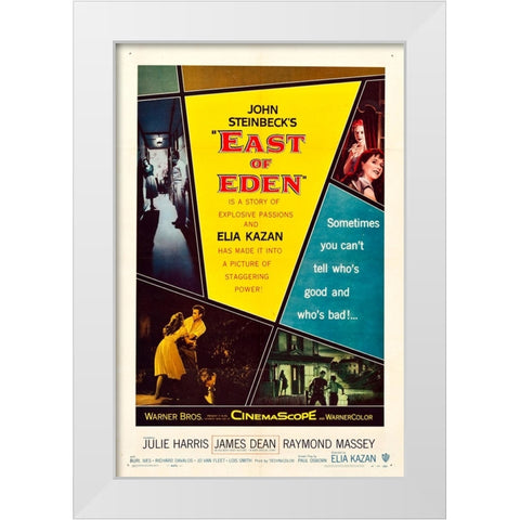 East of Eden-1955 White Modern Wood Framed Art Print by Vintage Hollywood Archive