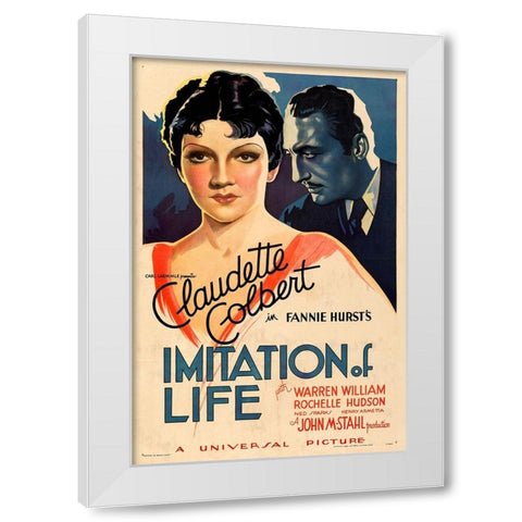 Imitation of Life-1934 White Modern Wood Framed Art Print by Vintage Hollywood Archive