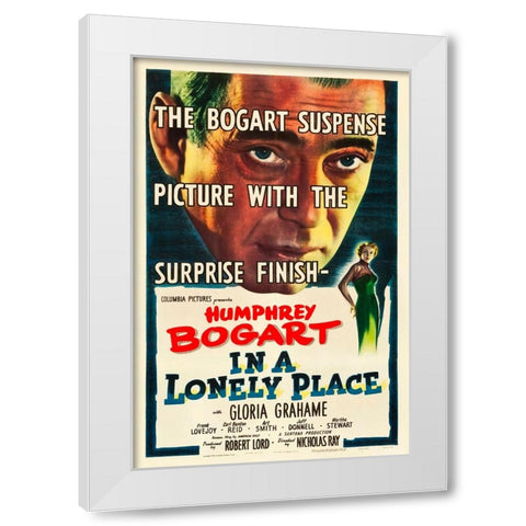 In a Lonely Place-1950 White Modern Wood Framed Art Print by Vintage Hollywood Archive
