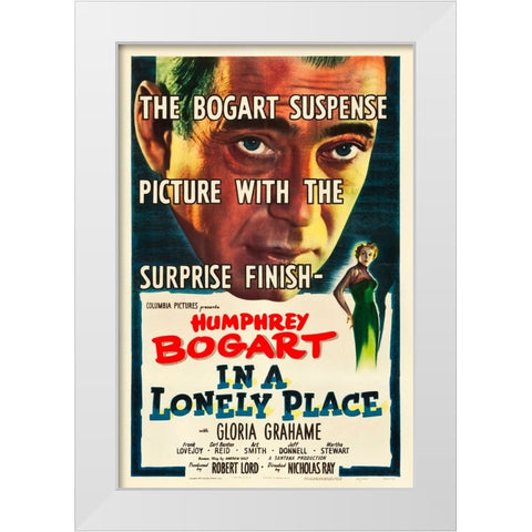 In a Lonely Place-1950 White Modern Wood Framed Art Print by Vintage Hollywood Archive