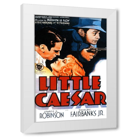 Little Caesar-1931 White Modern Wood Framed Art Print by Vintage Hollywood Archive