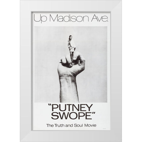 Putney Swope-1969 White Modern Wood Framed Art Print by Vintage Hollywood Archive