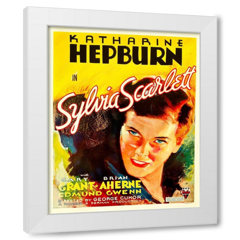Sylvia Scarlett-1935 White Modern Wood Framed Art Print by Vintage Hollywood Archive