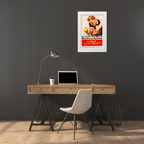 The Bad and the Beautiful-1952 White Modern Wood Framed Art Print by Vintage Hollywood Archive