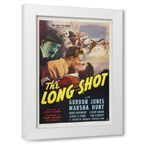 The Long Shot-1939 White Modern Wood Framed Art Print by Vintage Hollywood Archive