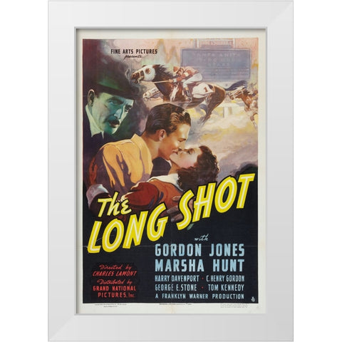 The Long Shot-1939 White Modern Wood Framed Art Print by Vintage Hollywood Archive