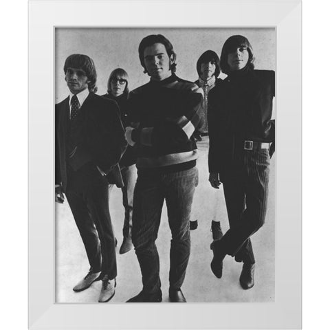 Chocolate Watch Band-1966 White Modern Wood Framed Art Print by Vintage Music Archive