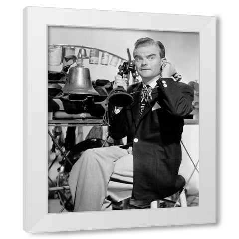 Spike Jones-1948 White Modern Wood Framed Art Print by Vintage Music Archive